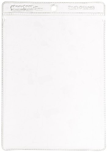 Brady 81763 enveloppes utilitaires plastique transparent 10x16cm pochette lot