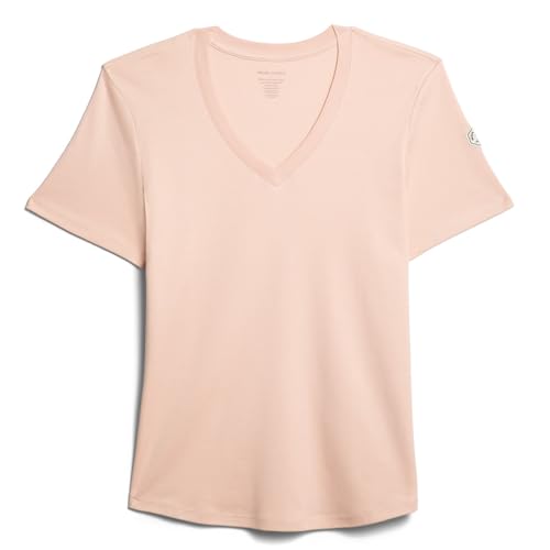 MON CHOU Women’s Premium Organic Pima Cotton V-Neck T-Shirt – Soft, Sustainable, Short Sleeve Relaxed Fit Everyday Tee