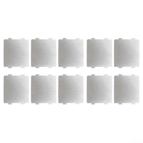 Hoja de mica resistente para microondas, cubierta de guía de ondas de alto aislamiento, para fácil corte resistente al calor, pieza de repuesto (10 unidades) (L)
