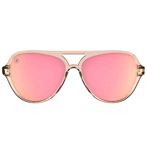 Blenders Eyewear Skyway – Polarized Sunglasses with Aviator Frames, Wrap-Around Silhouette – 100% UV Protection – For Women2