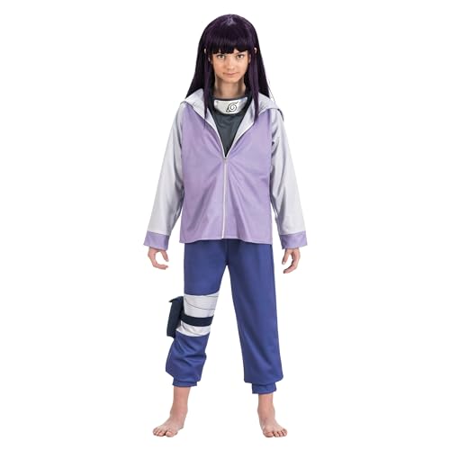 Chaks Disfraz de Hinata Uzumaki de Naruto para niños, talla 128-1...