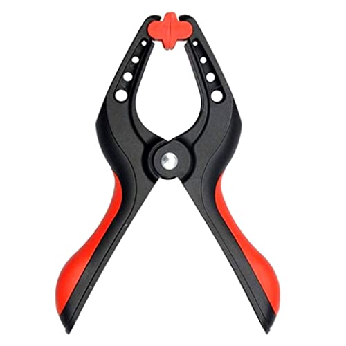 Yato YT-64272 Spring Clamp|Movable Flat pressure|Made of Plastic|Spring Clamp for Pipe|Spring Clamps for Wood|Welding|Drilling|Industrial tools|Power Tools|Home Tools|Steel, Black, 91mm