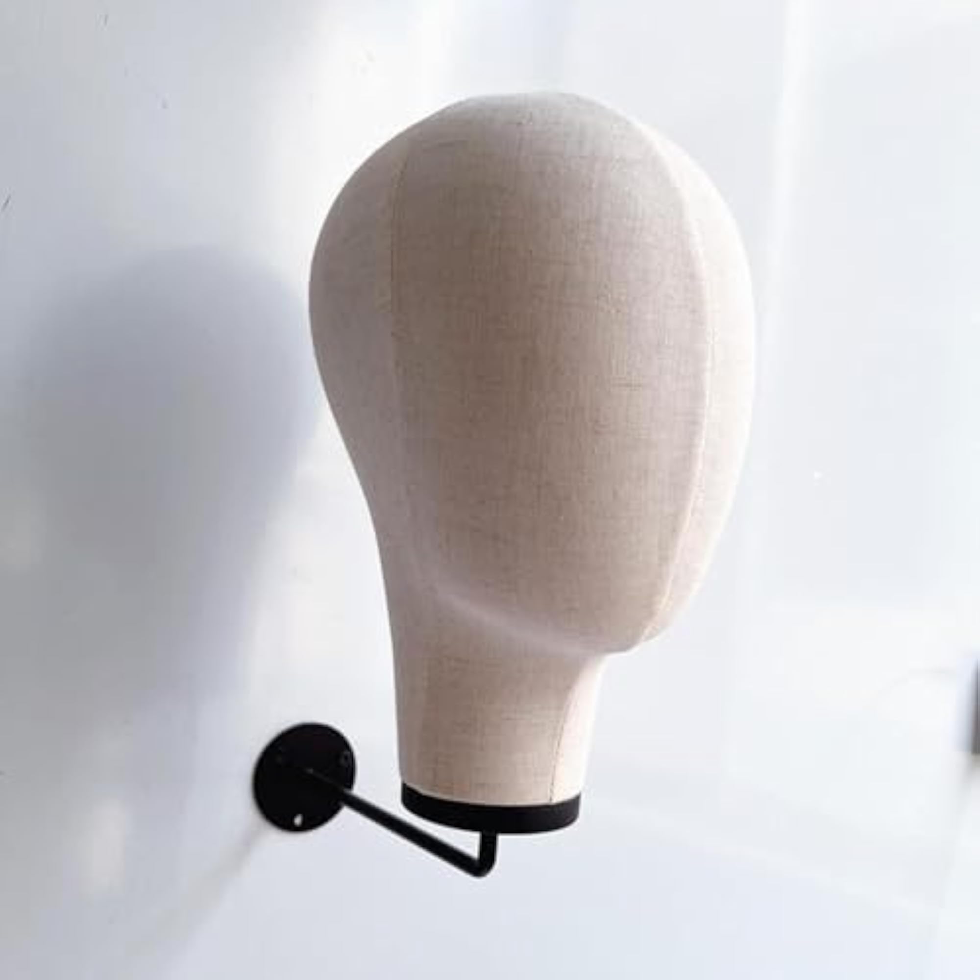 Mannequin Head Wall Mount for Wigs and Caps