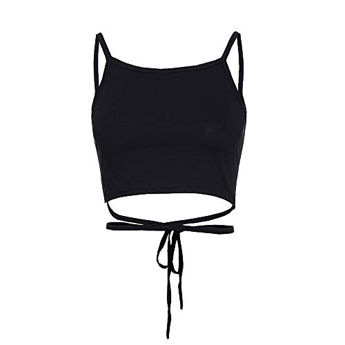 KKmoon Mulheres Strap Tops de Culturas Criss Cross Bandage Oco Out Tubo Camisola Tops Básico Boate B