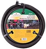 Soaker Hose 50 5/8 Dia Black Plastic Round Hose