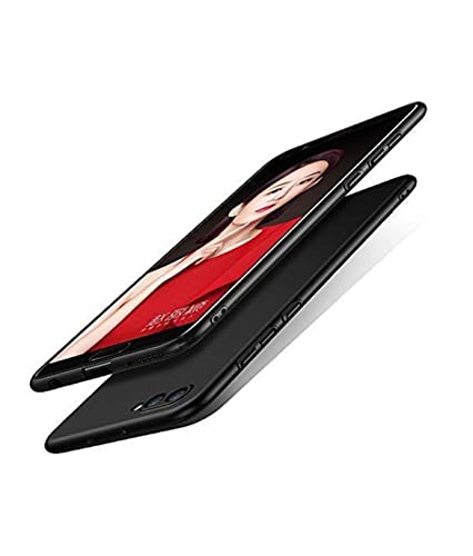 Image of Mobile Back Cover Case for Honor View 10 (Silicone Case|CameraProtection|Black SC1510)
