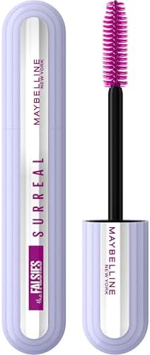 Maybelline New York Extension Mascara, Salon-Like Extension, Length & Volume, Long-Lasting 24H Buildable Formula, The Falsies Surreal, Black