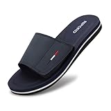 jenny sport pantoletten Nicht rutschende Sohle für Innen- und Außenbereich: Diese Herrensandalen sind mit einer langlebigen, nicht rutschenden Sohle ausgestattet, die hervorragenden Halt bietet. Dadurch sind diese Pantoffeln ideal fürs Innenrum herumlaufen und schnelle Ausflüge ins Freie;