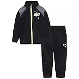 Nike Little Boys All Day Play Full Zip Tricot Jacket and Pants 2 Piece Set (B(76J901-023)/G, 2T)