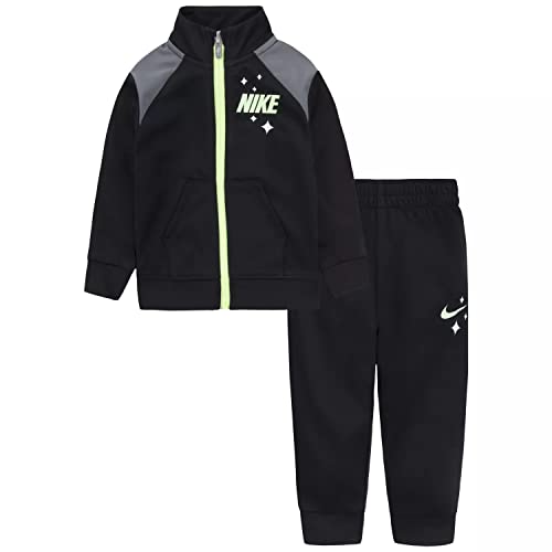 Nike Little Boys All Day Play Full Zip Tricot Jacket and Pants 2 Piece Set (B(76J901-023)/G, 2T)