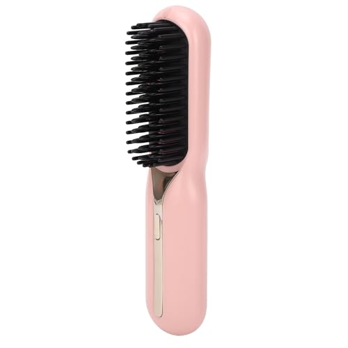 Cepillo Alisador de Pelo Iónico Portátil Rosa miniatura 1