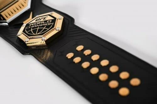 RAY'S Cinturón réplica de campeón mundial UFC, tamaño adulto