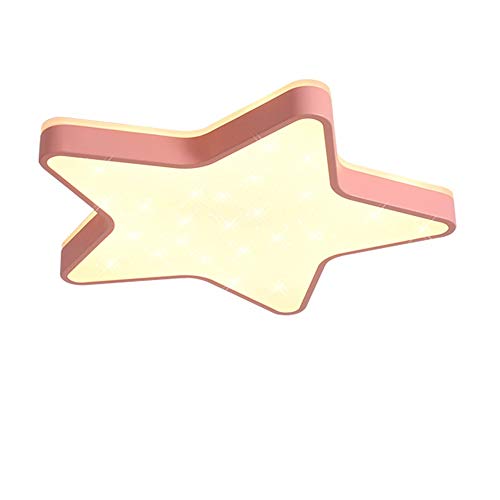 Lámpara de techo LED, lámpara de techo de estrella creativa ultrafina de 5 cm, lámpara de techo para habitación infantil de luz cálida 3000K, iluminación envolvente de 360 ° [Clase de energía A ++] Cover