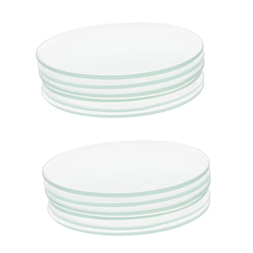 NAMOARLY 10pcs Watch Glass Transparent Watch Glassine School Laboratory Watch Chemical Beaker with Lid Experiment Watch Evaporating Dish Chemistry Watch Tool Science Evaporating Dish Glases