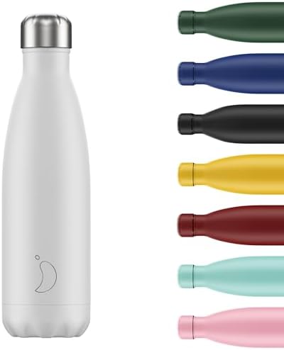 Chilly's Water Bottle - Stainless Steel and Reusable - Leak Proof, Sweat Free - Matte - All Blue - 750ml