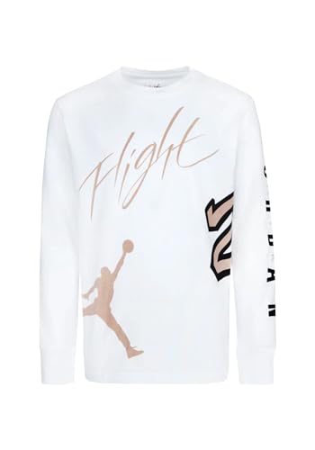 T-shirt Nike haut de gamme ado 13-14 ans finition bicolore blanc beige