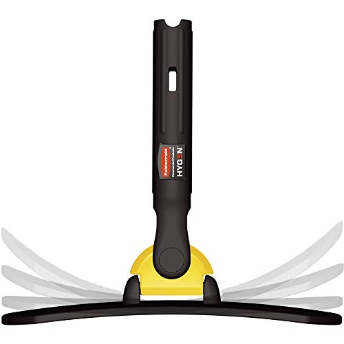 Rubbermaid Commercial Products Quick-Connect Flexible Microfiber Mop Frame, 11-Inch, Black, Wet/Drop Mop Frame For Floor Cleaning On Title/Hardwood/Laminate Floors #TOP1