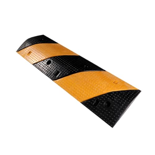 Ralentisseur de vitesse caoutchouc 100x30x5cm pour stopper les excès de vitesse sur enrobé