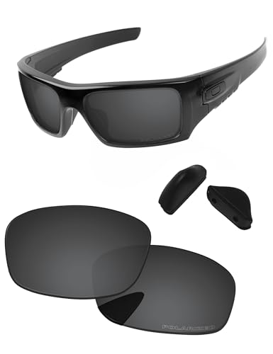 Image of Replacement Lenses & Nosepads for Oakley Si Ballistic Det Cord OO9253 61mm - Precision Fit, UV & Impact Resistant