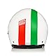 ORIGINE Motorradhelm Jethelm Rollerhelm mit Visier ECE Zertifizierung (Basic Italy White,S)