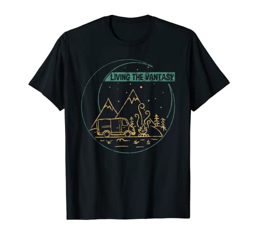 Living the Vantasy, Outdoor Camper Van Life T-Shirt