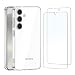 Produktbild NEW'C Hülle für Samsung Galaxy S24 Plus / S24+ Super Transparent Silikon Weiches TPU Gel und 2 × Panzer Schutz Glas für Samsung Galaxy S24 Plus / S24+ Kratzfest