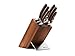 Produktbild Wüsthof Messerblock, Epicure 9854, Messeraufbewahrung mit 6 Kochmessern, Küchenmesser Set, Buche, rostfreier Stahl, sehr scharfe Messer