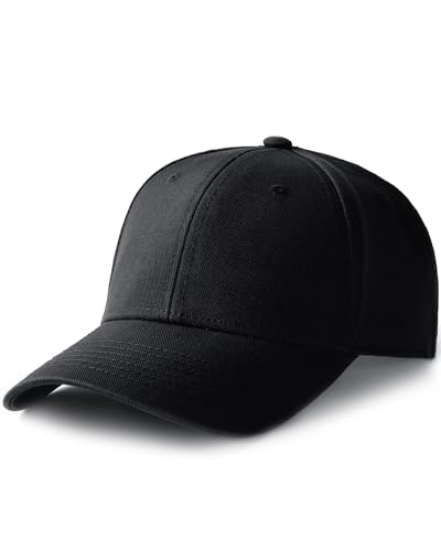 FURTALK Mens Structured Baseball Cap Adjustable Washed Cotton Golf Dad ...