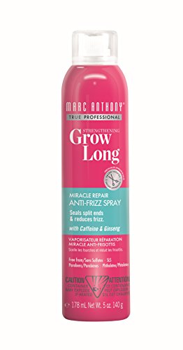 Marc Anthony True Professional Strengthening Grow Long Miracle AntiFrizz Spray, 5 Ounce