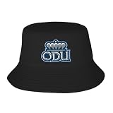 Old Dominion University Logo Unisex Double Layer Sun Hat - Breathable Uv Protection & Packable for Travel Black
