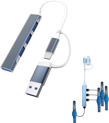 MultiCharger for MagicBand+, MagicBand+ Compatible, Disney World Essentials, Disneyland Essentials, Cruise Essentials - Magic Band Charger (USB-C & USB-A)