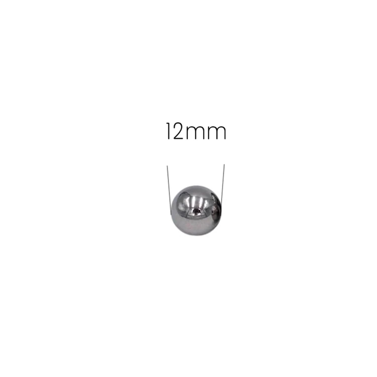 12mm AISI304 Stainless Steel G100 Precision Solid Bearing Ball for Valves(40pcs)