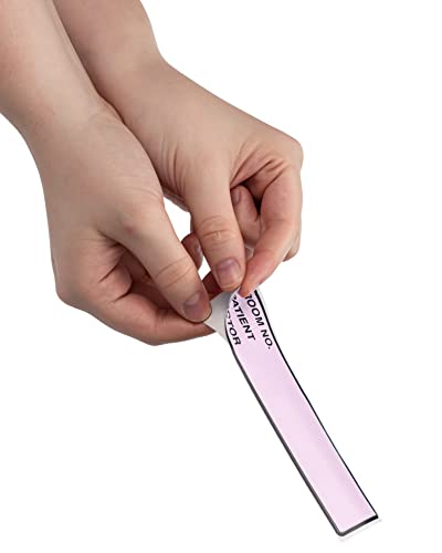 Image of Carstens Patient I.D. Adhesive Medical Chart Labels for 1.5 inch - 4 inch Ring Binder Spines - Pre-Printed Sticker Labels (Room No. / Patient /Doctor), 5 3 /8 inch x 1 3 /8 inch, Lavender, Roll of 200