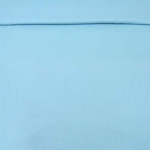 MAGAM-Stoffe Sophie Baumwollstoff Uni 100% Baumwolle Oeko-Tex Meterware 50cm (30. Hellblau)