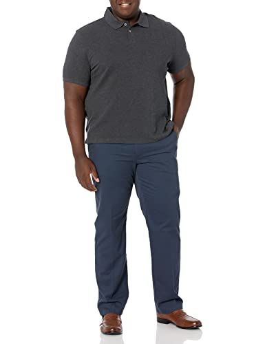 Image of Amazon Essentials Men's Slim-Fit Short-Sleeve Cotton Pique Polo Shirt