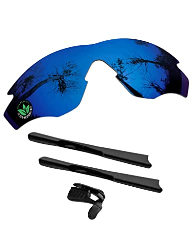 Image of Raydi Polycarbonate Replacement Lenses & Rubber Kits for Oakley M2 Frame Rectangular Sunglasses