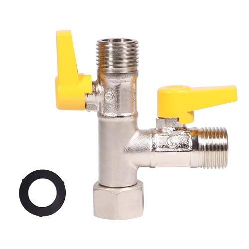 Image of RV 3-Way Bypass Valve 3 Port by-Pass Valve RV Winterizing Kit 1 /2 inch NPT Antifreeze Pump Converter Replacement for RV Water System