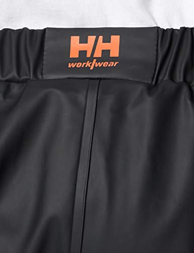 Image of Helly Hansen Workwear Gale Waterproof Rain Pants for Men, Elastic Waist | Snap Cuffs, Adjustable Fit Over Layers, Welded Seams, Machine Washable 40C, Waterproof Work Pants, For Fishing & Work