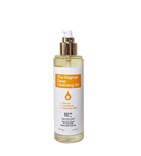 Natural Face Wash and Makeup Remover – Deep Cleansing Oil Moisturizer and Face Cleanser Hydrates Skin with Hyaluronic Acid, Olive Oil, Omega 3 and Vitamins (5.41 oz)