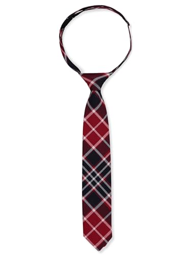 Cookie's Kids Cookies Boys' Banded Tie - red/navy/white *plaid #570*, 14