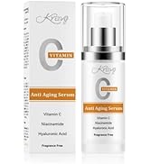 KRAVE IT Vitamin C Face Serum 20% - Pure Vitamin C Oil with Niacinamide &amp; Hyaluronic Acid for Ski...