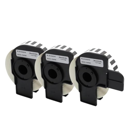 ���M���x�����[�� 29mm X 30.48m �A�� DK22210 DK-22210 QL �v�����^�ƌ݊�������(DK22210-3PCS)