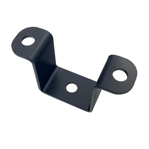 Image of 6 PCS 1.5x1.5 inch Square Pipe Tube Strap Clamps,1.5 inch metal u shaped bracket, steel u clamp bracket for mounting,Black