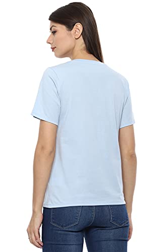 Image of Van Heusen Women's Solid Regular Fit T-Shirt