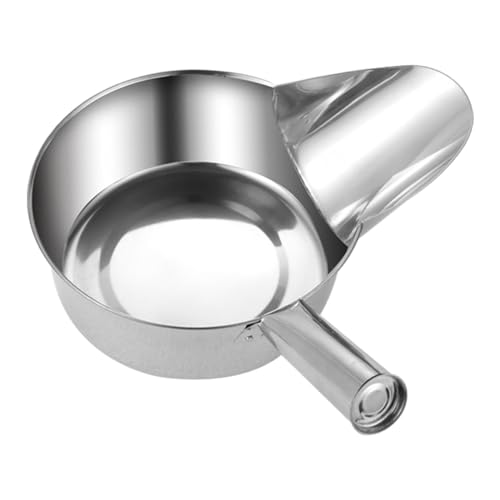 Pitycbo Paleta para Palomitas de Maíz Utensilio Versátil Fabricado en Acero Inoxidable Grueso Apto para Uso y Limpieza Sencilla Especial, con asa, tal como se describe