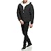 Calvin Klein Men's Mid-Weight Sherpa Lined Puffer Jacket, Sherpa Lined, Ebony, X-Large