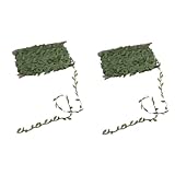 Guirlandes de feuilles vertes en fausse soie : simulation de feuilles artificielles de vigne, feuilles vertes, fausse couronne en rotin, décoration murale pour la maison, fête de jardin.
