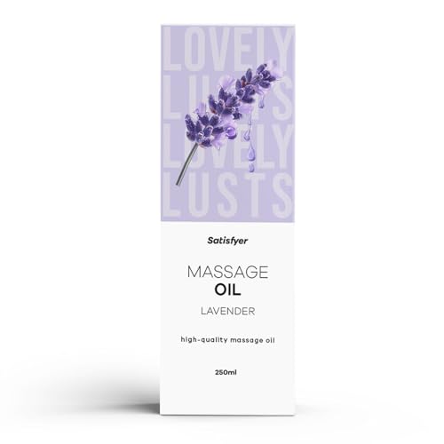 Satisfyer Huile de massage Ă la lavande | Parfum doux de lavande | 250 ml
