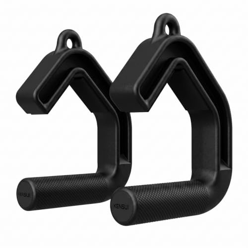 KENSUI Swissies V2 - Adjustable Neutral Grip Attachment for Bars Barbells Cables Bands Machines (Pair)