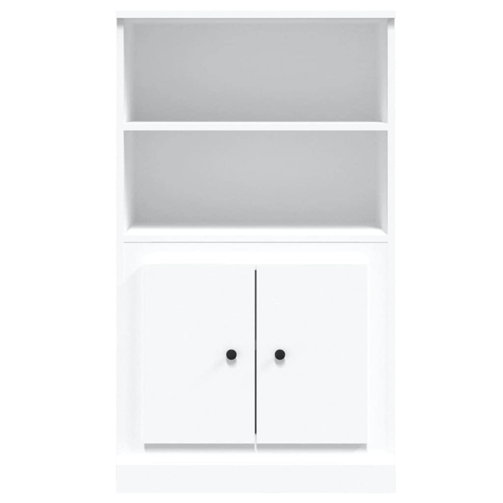 Fengshui Highboard biała 60 x 35,5 x 103,5 cm materiał drewnopochodny